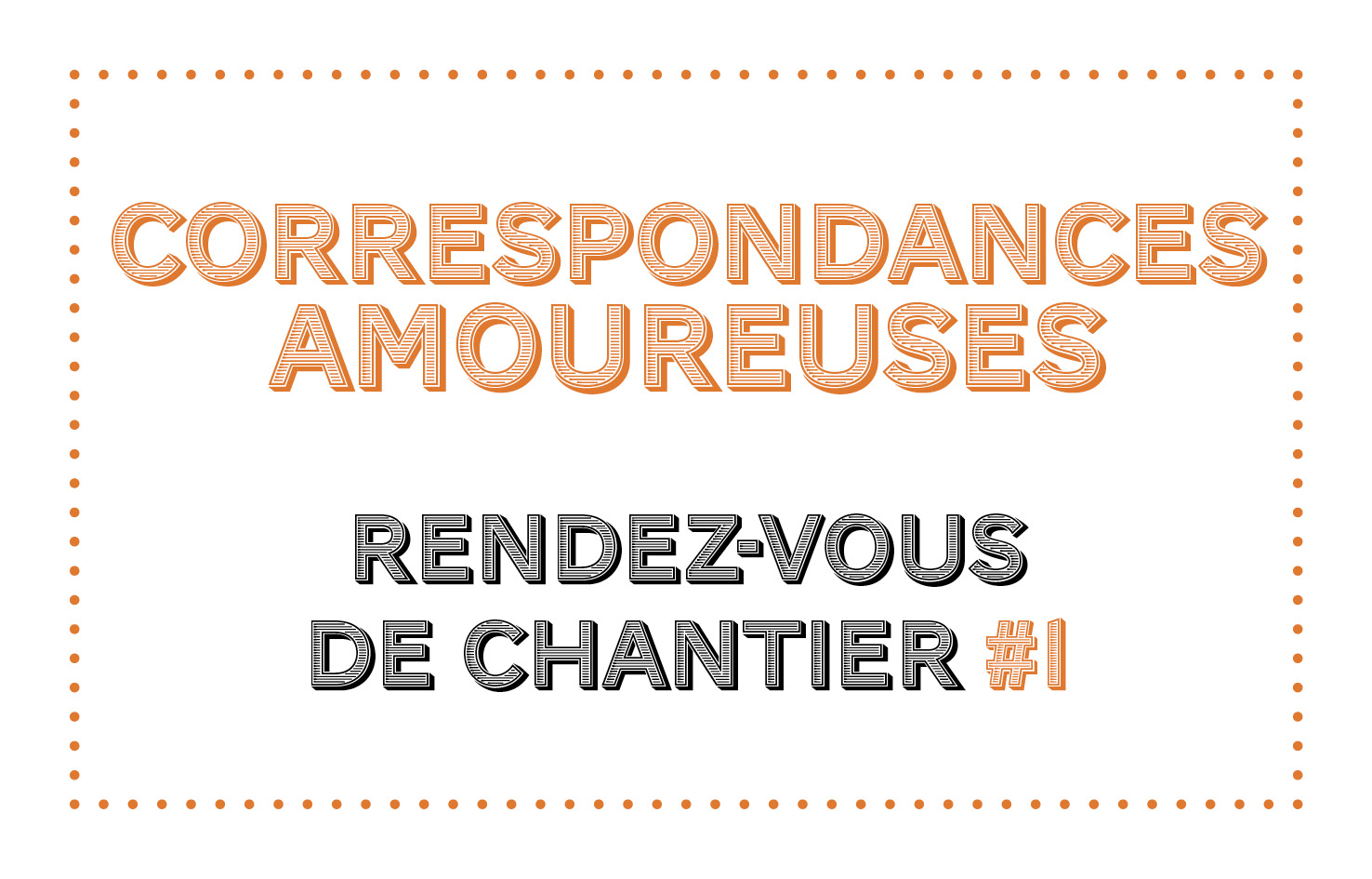 correspondances amoureuses#1