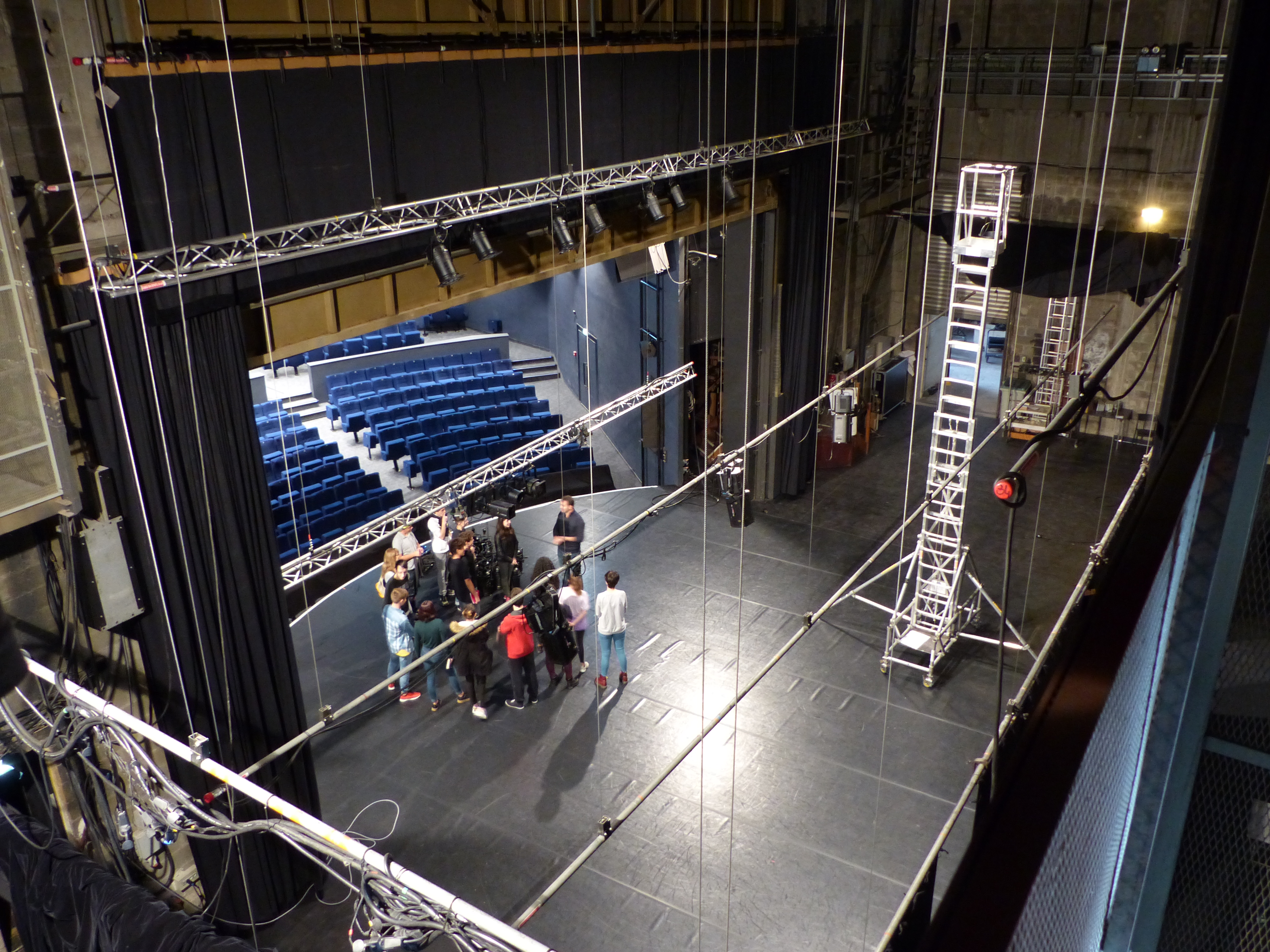 Visite technique du théâtre - ©Théâtre de Chelles